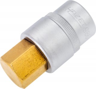HAZET Schraubendreher-Steckschlüsseleinsatz 986-22 ∙ 1/2 Zoll (12,5 mm) Vierkant hohl ∙ Innen Sechskant Profil ∙ SW 22 mm Bild 1