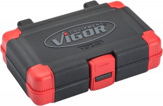 VIGOR Steckschlüssel Satz ∙ V3734N ∙ 1/4 Zoll (6,3 mm) Vierkant hohl ∙ Außen Sechskant Profil | Innen TORX® Profil | Innen Sechska Bild 2