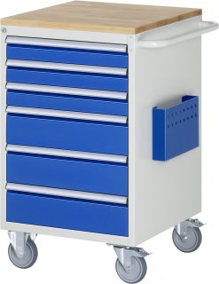 Montagewagen L5.9 | B580xT650xH975mm | 6xSchublade-VA | B-Top-25mm Bild 1