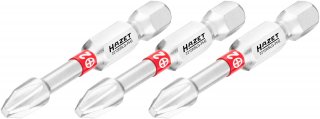 HAZET Bit 2215NSLG-PH2/3 ∙ 1/4 Zoll (6,3 mm) Sechskant massiv ∙ Kreuzschlitz Profil PH ∙ 3-teilig ∙ SW PH2 Bild 1
