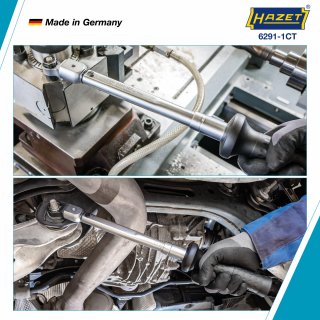 HAZET Drehmomentschlüssel mit DAkkS-Kalibrierschein 6291-1CTCAL ∙ Drehmomentbereich min-max: 20 – 120 Nm ∙ Genauigkeit: 2% ∙ 14  Bild 3