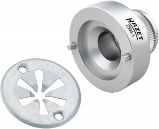 HAZET Klemmscheiben-Betätigungswerkzeug 2534-1 ∙ 1/4 Zoll (6,3 mm) Vierkant hohl ∙ Zapfenprofil massiv ∙ Länge: 22 mm Bild 3