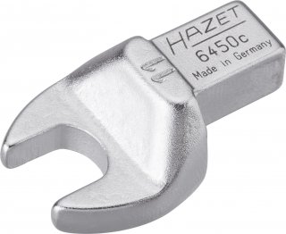 HAZET Einsteck-Maulschlüssel 6450C-11 ∙ 9 x 12 mm Einsteck-Vierkant massiv ∙ Außen Sechskant Profil ∙ SW 11 mm Bild 1