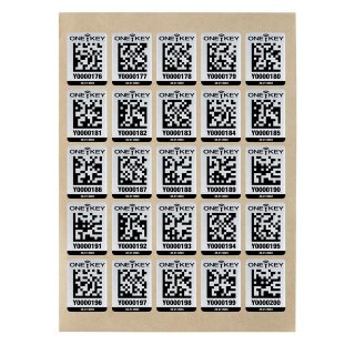 AIDTLM QR-Code Sticker Metall 25 Stück Bild 6