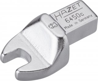 HAZET Einsteck-Maulschlüssel 6450C-8 ∙ 9 x 12 mm Einsteck-Vierkant massiv ∙ Außen Sechskant Profil ∙ SW 8 mm Bild 1