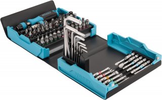HAZET SmartCase Bit Satz 2200SC-1 ∙ 1/4 Zoll (6,3 mm) Sechskant massiv ∙ Schlitz Profil | Kreuzschlitz Profil PH | Pozidriv Profil Bild 3