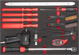 VIGOR Räder / Reifen Werkzeug Satz ∙ V6812 ∙ 13-teilig ∙ Anzahl Werkzeuge: 13 Bild 1