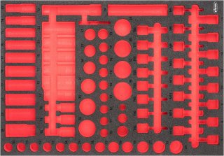 VIGOR Weichschaumeinlage ∙ leer ∙ V6811-L ∙ L x B x H: 563 mm x 393 mm x 35 mm Bild 1