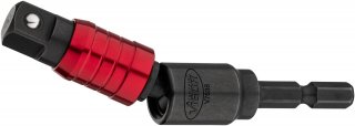 VIGOR Steckschlüssel Adapter ∙ mit Gelenk ∙ V7638 ∙ 1/4 Zoll (6,3 mm) Sechskant massiv ∙ 3/8 Zoll (10 mm) Vierkant massiv ∙ 16 m Bild 2