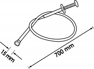 VIGOR Krallengreifer ∙ mit Magnet ∙ flexibel ∙ V1764 ∙ 700 mm Bild 3