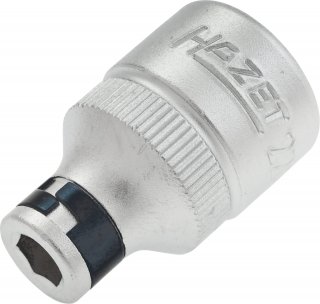 HAZET Adapter 2250-4 ∙ 1/2 Zoll (12,5 mm) Vierkant hohl ∙ 1/4 Zoll (6,3 mm) Sechskant hohl ∙ Länge: 35 mm Bild 1