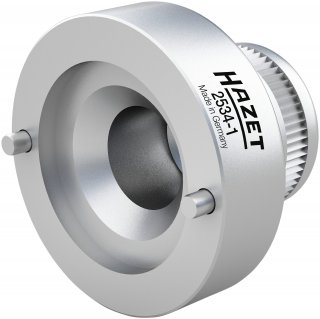HAZET Klemmscheiben-Betätigungswerkzeug 2534-1 ∙ 1/4 Zoll (6,3 mm) Vierkant hohl ∙ Zapfenprofil massiv ∙ Länge: 22 mm Bild 1