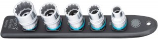 HAZET SmartRail ∙ Flexible Kunststoff-Steckleiste 900Z-SR/5 ∙ 1/2 Zoll (12,5 mm) Vierkant hohl ∙ Außen Doppelsechskant-Tractions Bild 2
