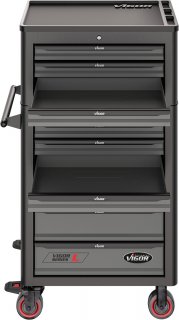 VIGOR Werkstattwagen Series L ∙ mit Aufsatzkoffer ∙ leer ∙ V1970 ∙ L x B x H: 723 mm x 459 mm x 1375 mm Bild 10