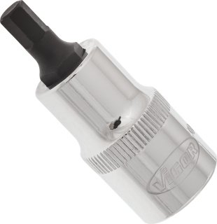 VIGOR Innensechskant Schraubendreher-Einsatz ∙ V2102 ∙ 1/2 Zoll (12,5 mm) Vierkant hohl ∙ Innen Sechskant Profil ∙ SW 6 mm Bild 2