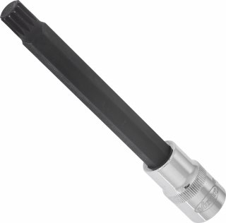 VIGOR Innenvielzahn Schraubendreher-Einsatz ∙ XZN ∙ V2129 ∙ 1/2 Zoll (12,5 mm) Vierkant hohl ∙ Innen Vielzahn Profil XZN ∙ SW M1 Bild 2