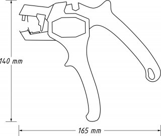 HAZET Abisolierzange ∙ automatisch 1862N ∙ Länge: 180 mm Bild 2