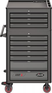 VIGOR Werkstattwagen Series L ∙ mit Aufsatzkoffer ∙ leer ∙ V1970 ∙ L x B x H: 723 mm x 459 mm x 1375 mm Bild 13