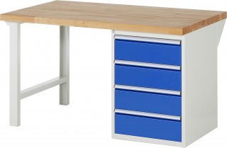 Werkbank 7509A1 | B1500xT900xH890mm | 4xSchublade-TA Bild 1