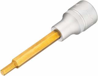 HAZET Schraubendreher-Steckschlüsseleinsatz 986L-5 ∙ 1/2 Zoll (12,5 mm) Vierkant hohl ∙ Innen Sechskant Profil ∙ SW 5 mm Bild 1