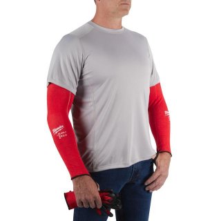 ARM-SCHNITTSCHUTZ KLASSE C | 40 CM ROT Bild 6