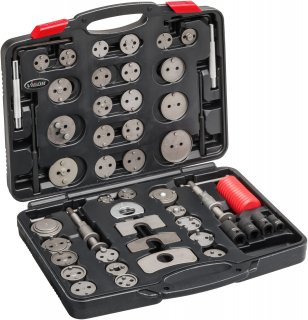 VIGOR Bremskolben-Rückstellwerkzeug Satz ∙ V3760N ∙ 50-teilig ∙ 9 ∙ 22 ∙ 20 ∙ 11,5 mm ∙ Anzahl Werkzeuge: 50 Bild 1