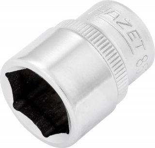 HAZET Steckschlüsseleinsatz 850-14 ∙ 1/4 Zoll (6,3 mm) Vierkant hohl ∙ Außen Sechskant-Tractionsprofil ∙ SW 14 mm Bild 2