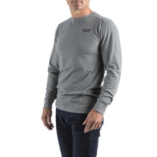 HTLSGR-XXL Hybrid-Shirt lang grau  Bild 3
