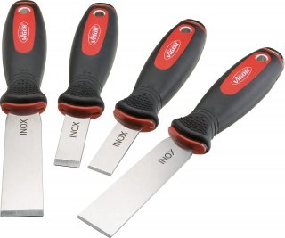 VIGOR Schaber Satz ∙ Edelstahl ∙ V1283 ∙ 4-teilig ∙ Anzahl Werkzeuge: 4 Bild 1