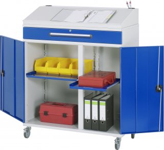 Beistellschrank Stehpult 02T | B1100xT520xH1110/1220mm | mobil Bild 1