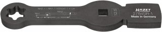 HAZET Schlag-Ringschlüssel ∙ Sonderprofil ∙ mit 2 Schlagflächen 2784SR-1 ∙ 1/2 Zoll (12,5 mm) Vierkant hohl ∙ Rillenprofil ∙ Län Bild 1