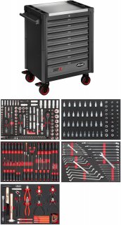 VIGOR Werkstattwagen Series L ∙ mit Sortiment ∙ V4560-X ∙ 344-teilig ∙ Anzahl Werkzeuge: 344 Bild 5