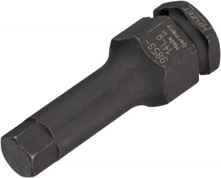 HAZET Schlag- | Maschinenschrauber Schraubendreher-Steckschlüsseleinsatz 985S-14LG ∙ 1/2 Zoll (12,5 mm) Vierkant hohl ∙ Innen Sec Bild 1