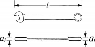 VIGOR Ratschen-Ring-Maulschlüssel ∙ lang ∙ V1008 ∙ Außen Doppelsechskant Profil | Außen Sechskant Profil ∙ SW 8 mm Bild 6