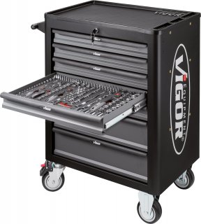 VIGOR Werkstattwagen Series L ∙ leer ∙ V1901 ∙ L x B x H: 723 mm x 459 mm x 1002 mm Bild 18