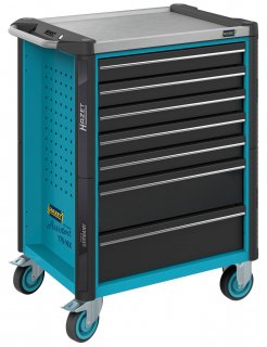 HAZET Werkstattwagen Assistent 179NX ∙ einzeln 179NX-7 ∙ L x B x H: 785 mm x 518 mm x 1020 mm ∙ Schubladen | flach: 5× 81 x 522 x Bild 1