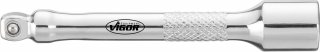VIGOR Schwenkbare Verlängerung ∙ V4312 ∙ 1/4 Zoll (6,3 mm) Vierkant hohl ∙ 1/4 Zoll (6,3 mm) Vierkant massiv ∙ 75 mm Bild 2