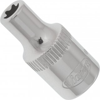 VIGOR T Steckschlüsseleinsatz ∙ V2186N ∙ 1/4 Zoll (6,3 mm) Vierkant hohl ∙ Außen TORX® Profil ∙ SW E5 Bild 1