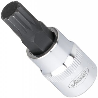 VIGOR Innenvielzahn Schraubendreher-Einsatz Satz ∙ XZN ∙ V6018 ∙ 3/8 Zoll (10 mm) Vierkant hohl ∙ Innen Vielzahn Profil XZN ∙ 26 Bild 4