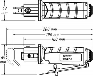HAZET Stichsäge 9034P-2 ∙ Länge: 160 mm Bild 5