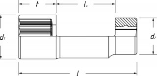 HAZET Einspritzleitungsschlüssel 4550-21 ∙ 1/2 Zoll (12,5 mm) Vierkant hohl ∙ Außen Doppelsechskant Profil ∙ SW 21 mm Bild 2