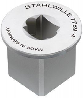 Vergrößerungsstück Innen-4kant 1/4mm Außen-4kant 1/2mm Bild 1