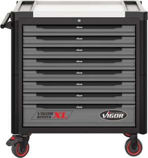 VIGOR Werkstattwagen Series XL ∙ Edelstahl-Arbeitsplatte ∙ mit Sortiment ∙ V4481-X/375 ∙ 375-teilig ∙ Anzahl Werkzeuge: 375 Bild 23