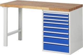 Werkbank 7519A1 | B1500xT700xH890mm | 8xSchublade-TA Bild 1