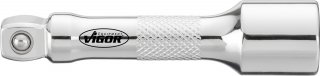 VIGOR Schwenkbare Verlängerung ∙ V4315 ∙ 3/8 Zoll (10 mm) Vierkant hohl ∙ 3/8 Zoll (10 mm) Vierkant massiv ∙ 75 mm Bild 2