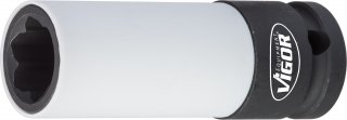 VIGOR Schlagschrauber Steckschlüsseleinsatz ∙ MERCEDES-BENZ ∙ V4309 ∙ 1/2 Zoll (12,5 mm) Vierkant hohl ∙ Radschrauben Hybrid Son Bild 3
