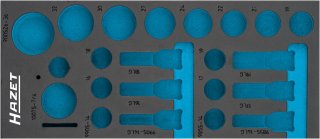 HAZET 2-Komponenten Weichschaumeinlage 163-570L ∙ L x B: 392 mm x 172 mm Bild 1