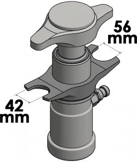 VIGOR Kugelgelenk-Ausdrücker ∙ hydraulisch 8,8 Tonnen ∙ V5916-XL ∙ 3-teilig ∙ Anzahl Werkzeuge: 3 Bild 2