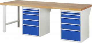 Werkbank 7511A8 | B2500xT900xH890mm | 10xSchublade-TA Bild 1