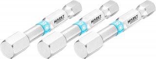 HAZET Bit 2204NSLG-8/3 ∙ 1/4 Zoll (6,3 mm) Sechskant massiv ∙ Innen Sechskant Profil ∙ 3-teilig ∙ SW 8 mm Bild 1
